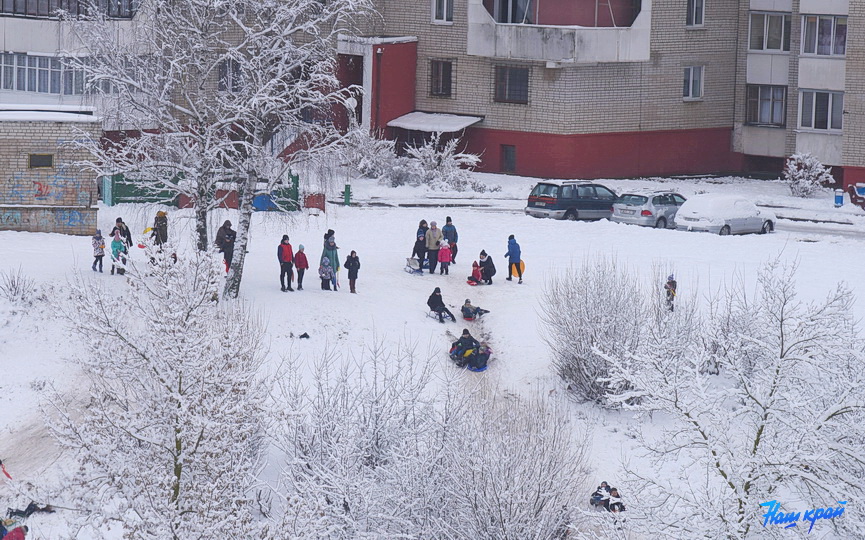 Барнаул сегодня фото снегопад