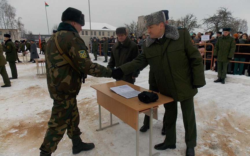 Приняли присягу на верность Родине